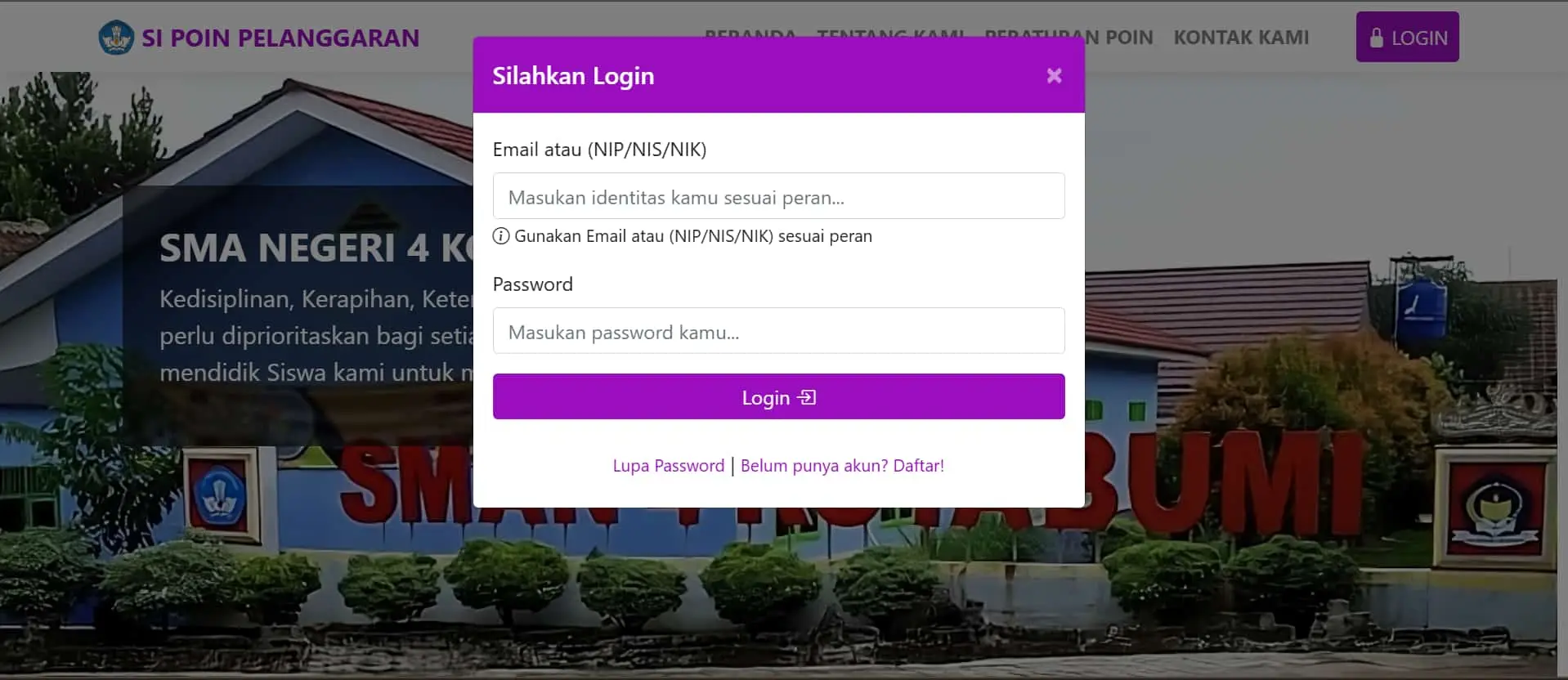 Source Code Sistem Informasi Manajemen Poin Pelanggaran Siswa (CI3) 2 Source Code Sistem Informasi Manajemen Poin Pelanggaran Siswa (CI3) - Gambar 2