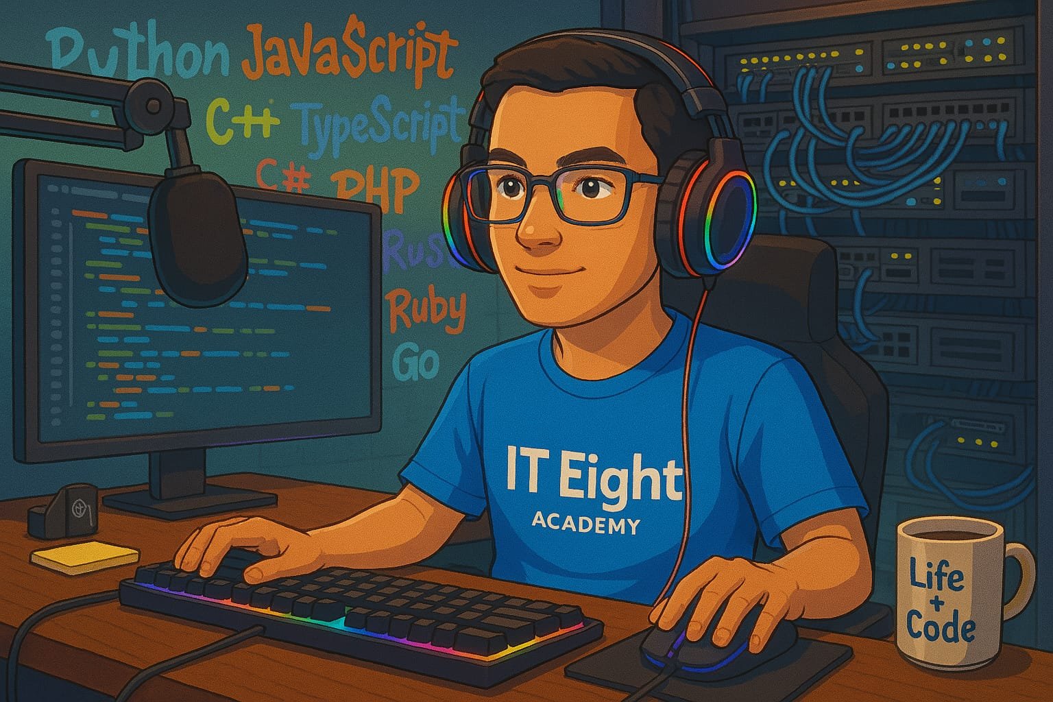 Mengapa Mahasiswa, Baik IT maupun Non-IT, Perlu Belajar Coding di Era Digital 2025? 1 IT Eight Academy Coding